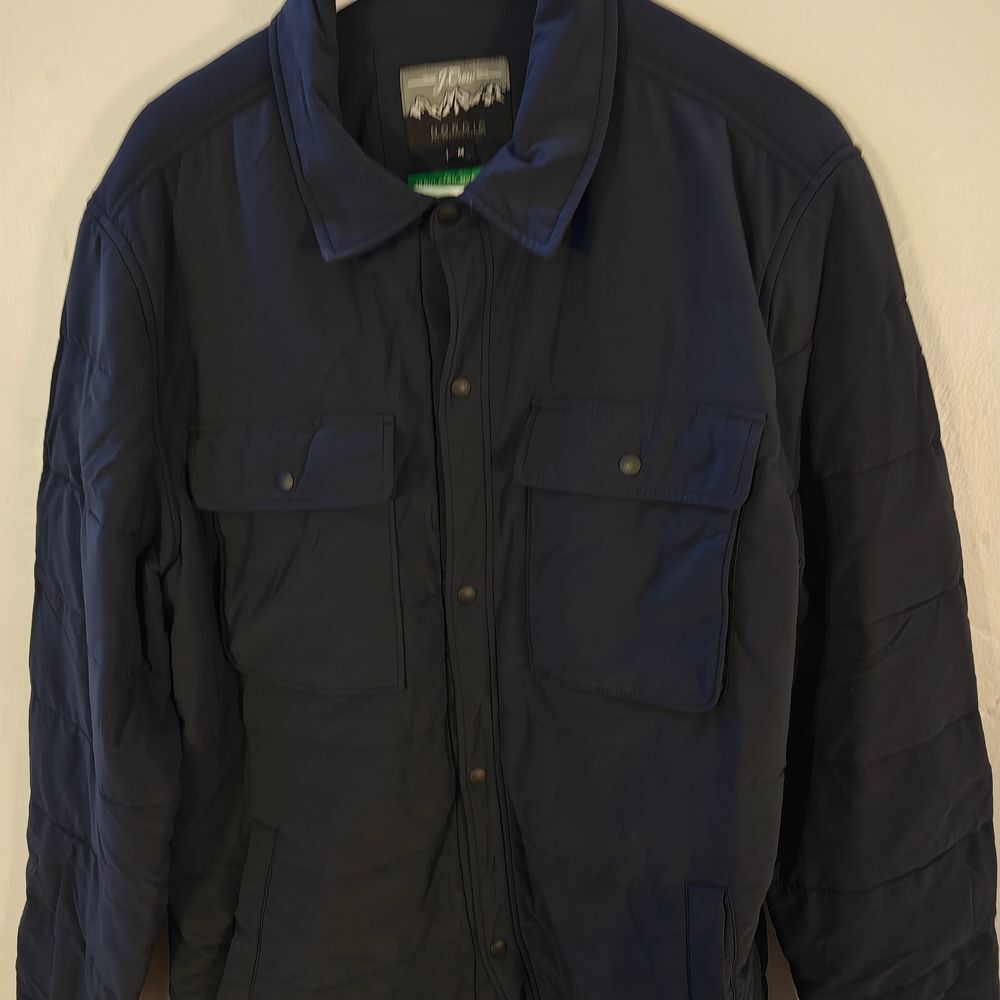 J. Crew Nordic Primaloft Men's Navy Blue Shirt Jacket - Size M